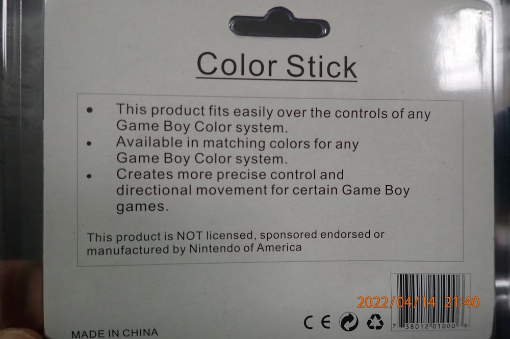 Micro Control Stick Joystick Controller Nintendo Gameboy Color Game Boy