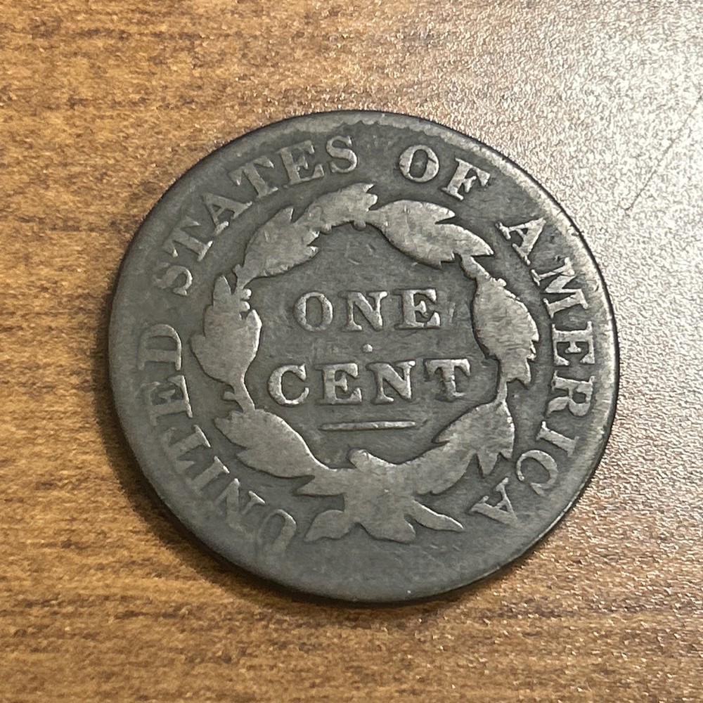 1827 Coronet Head Large Cent VG