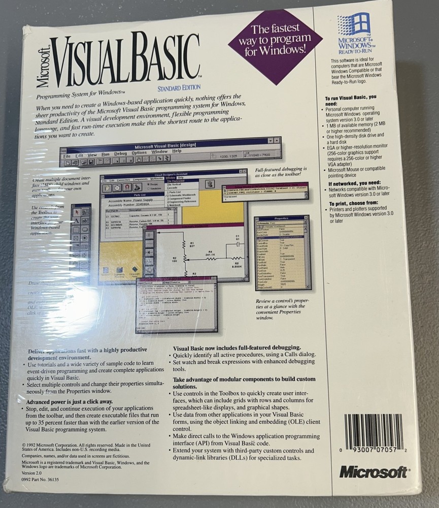 Microsoft Visual Basic *NIB Unopened!*