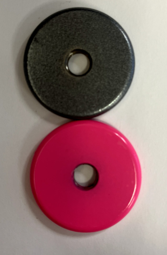Viper Archery 1 oz. weights Silver & Pink