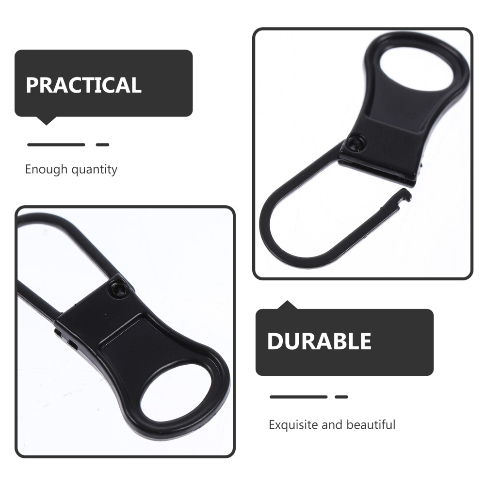5 Pcs Bag Zipper Pull Replacement Slider Removable Tab Accessories Fixer Wallet