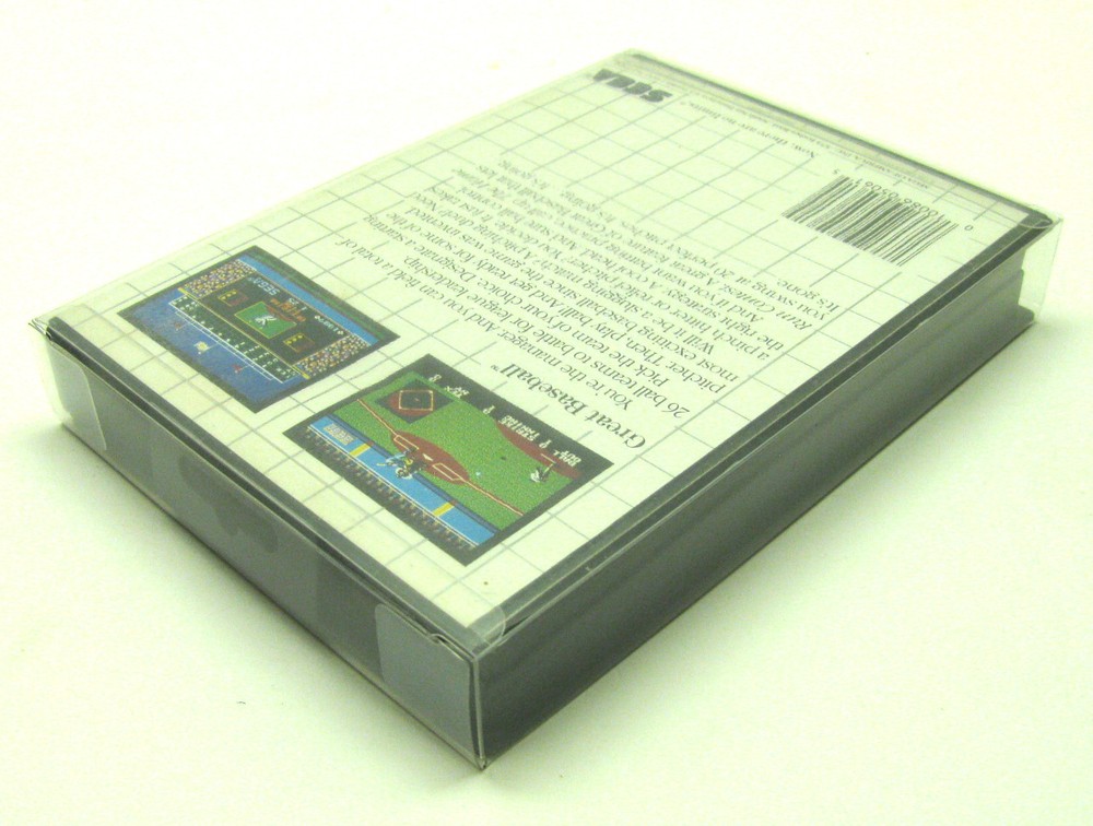 50x SEGA MASTER SYSTEM CIB GAME - CLEAR PROTECTIVE BOX PROTECTOR SLEEVE CASE