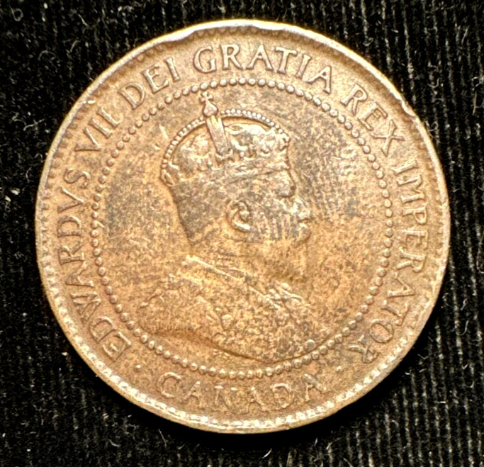 Canada 1902 large cent KM 8 XF