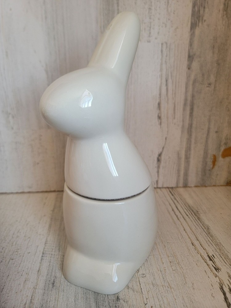 Easter bunny Candy Jar white home decor spring