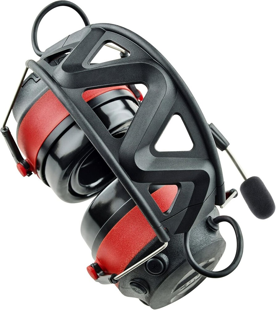 3M Pro-Comms Electronic Hearing Protector, Wireless Pro-Comms, Black/Red