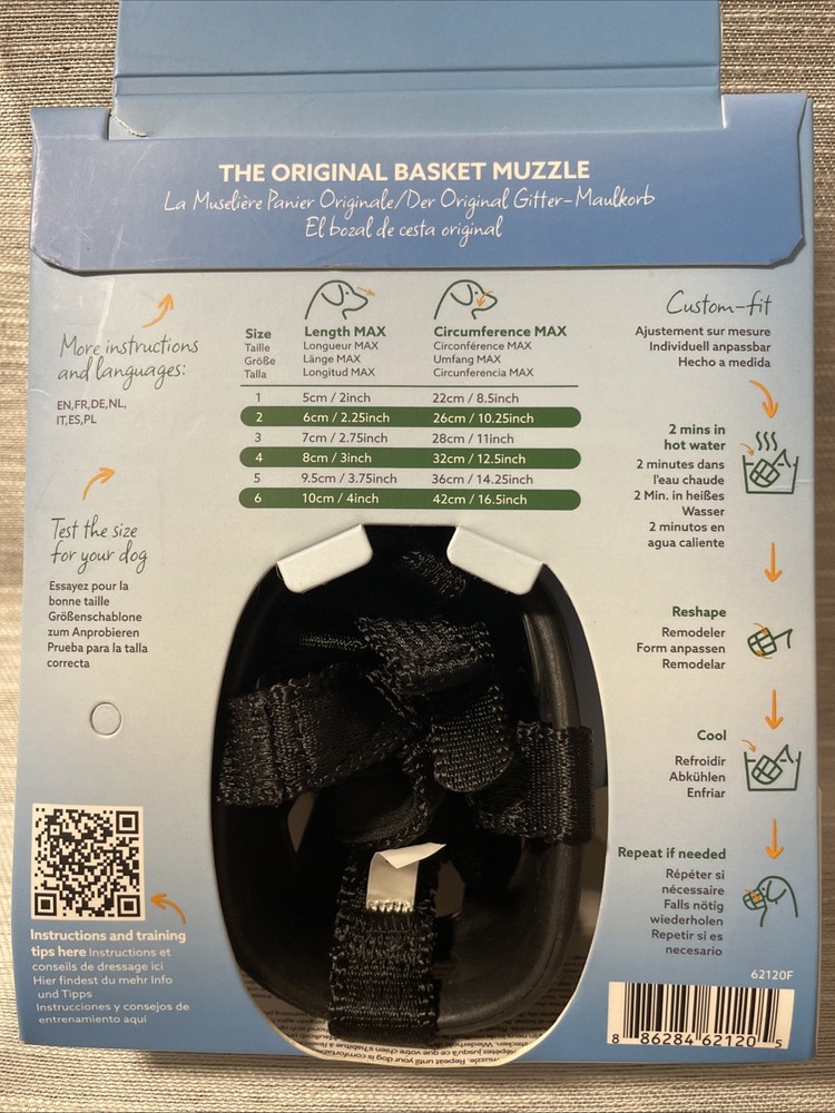 Baskerville Small Black Ultra Basket Dog Muzzle Black Size 1