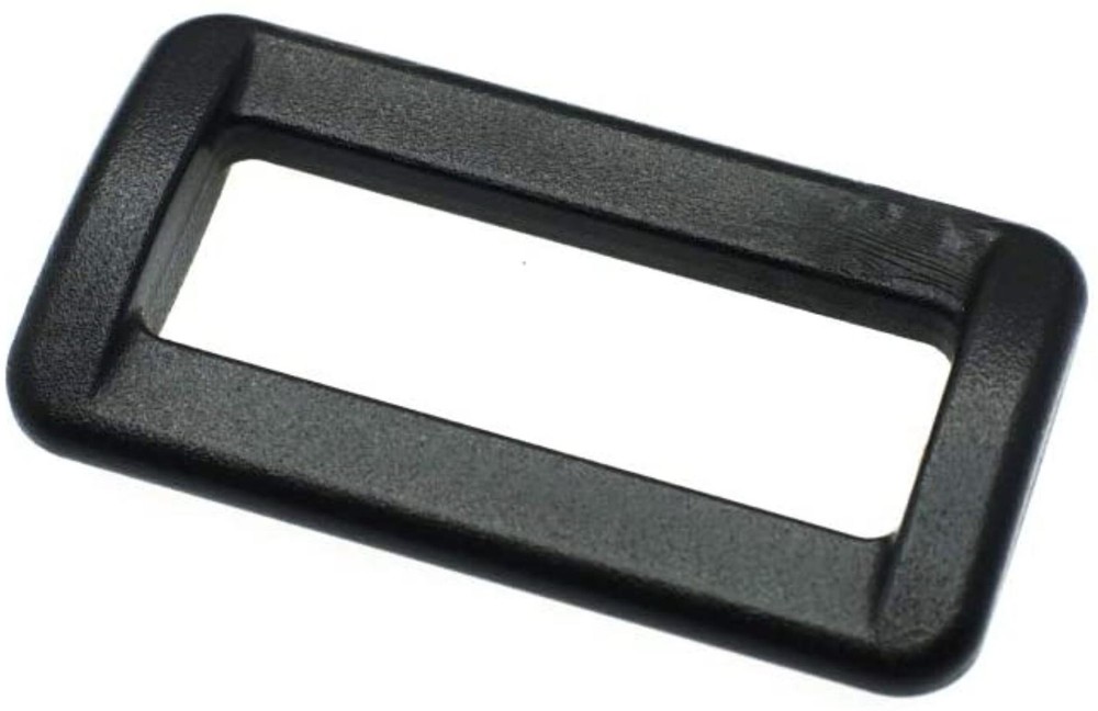 1.5" Heavy Duty Rectangle Plastic Loop Slide Ring Bar Replacement Parts for Bags