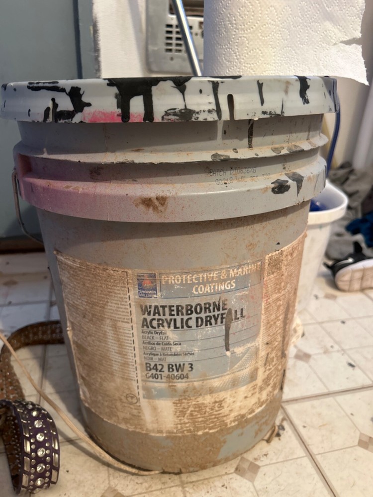 waterborne acrylic dryfall paint