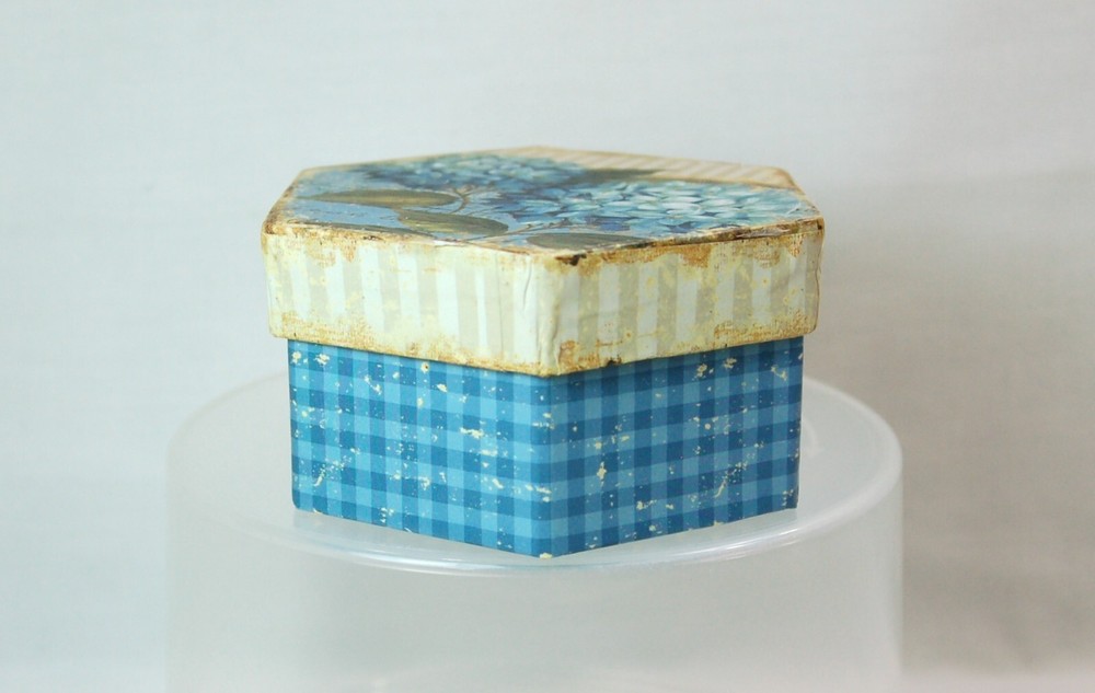 SET OF 4 SMALL DECORATIVE BOXES: Book shape, Hexagonal shape, Rectangular Shape