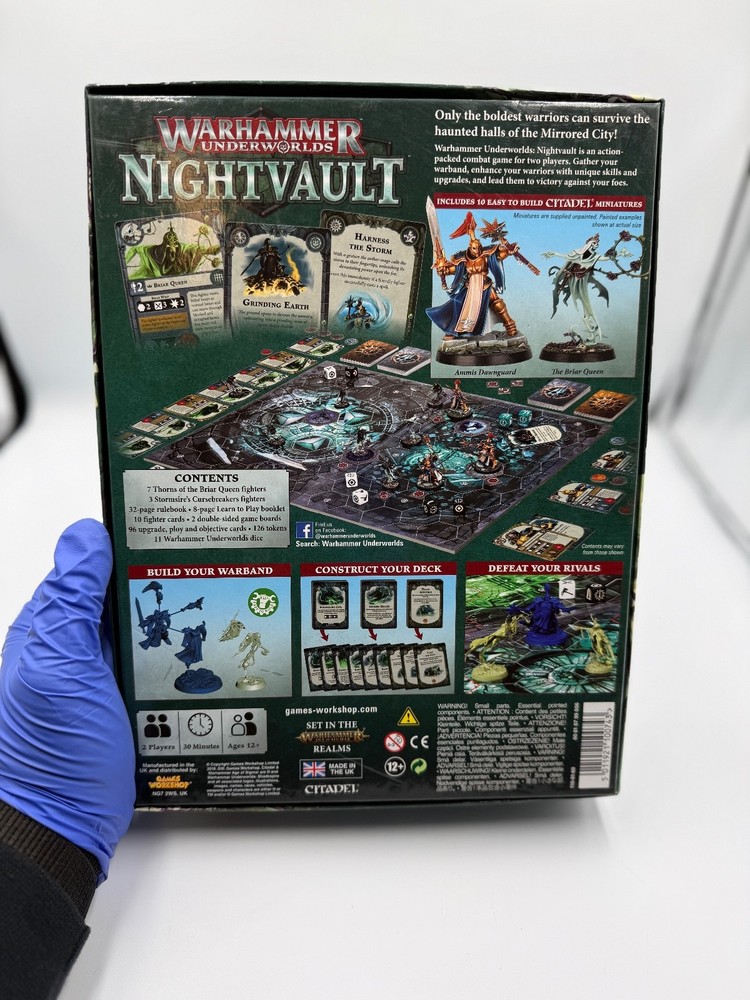 Warhammer Underworlds Nightvault Core Set Incomplete Read Description
