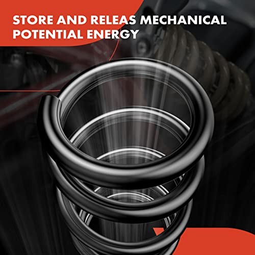 2Pcs Front Suspension Coil Spring Set Compatible with Cadillac DeVille 1994