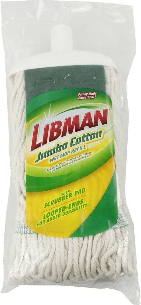 Libman 130 Jumbo Cotton Wet Mop Refill