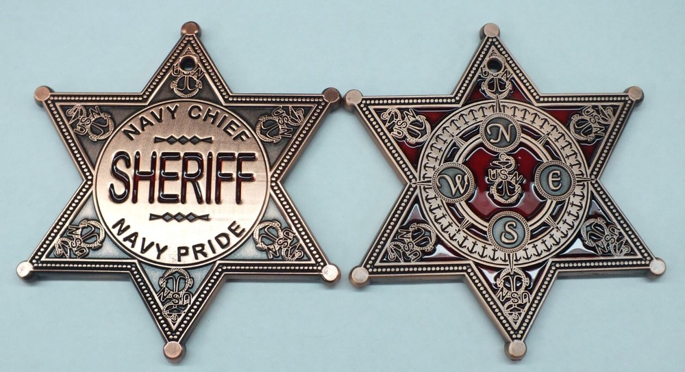 US Navy Chief Sheriff Coin
