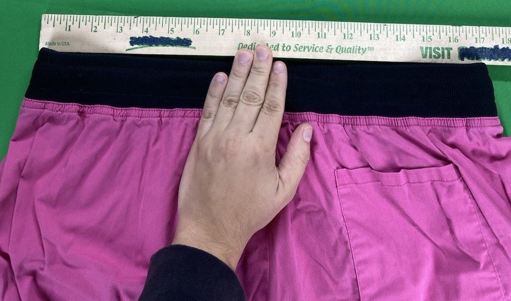 XL Pink Scrub Star Scrub Bottom