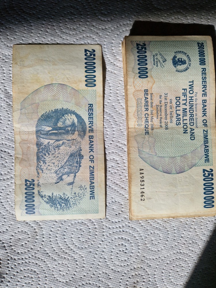 zimbabwe banknotes