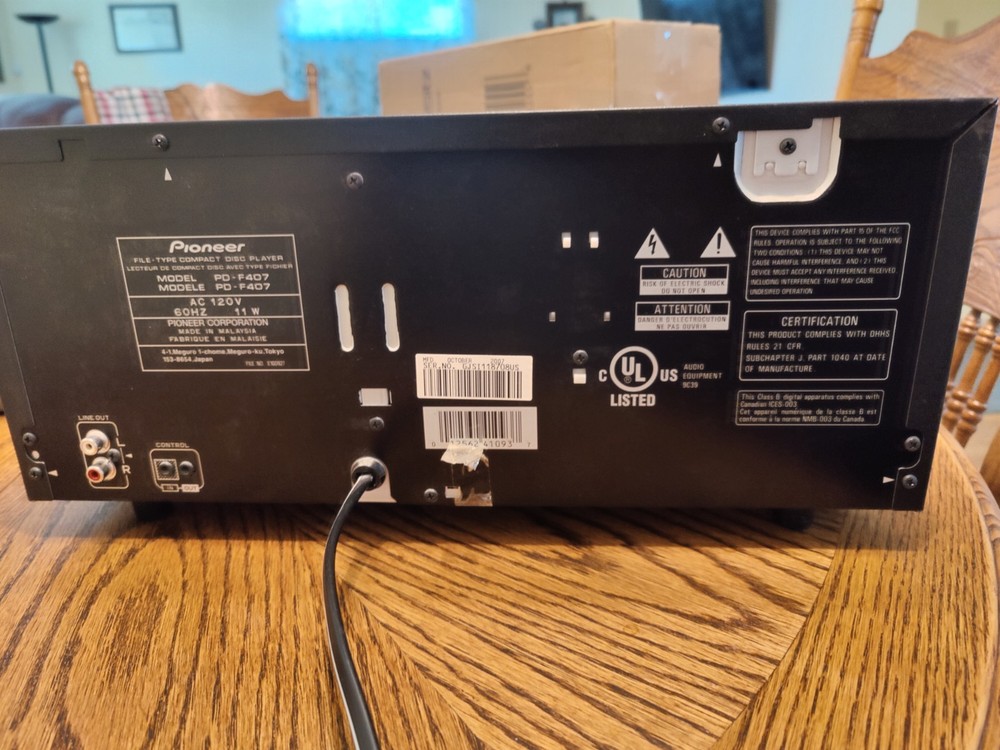 Pioneer File Type Disc Player