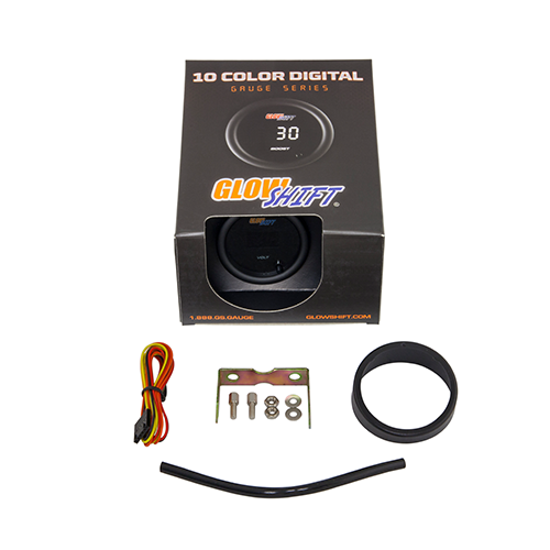GlowShift 10 Color Digital Voltmeter Gauge