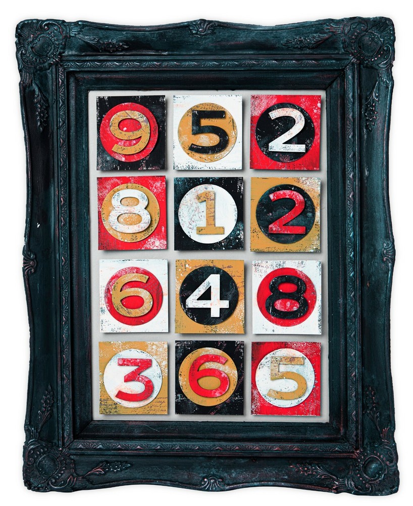 Sizzix Thinlits Countdown 10pc set #665367 Retail $24.99 by Tim Holtz