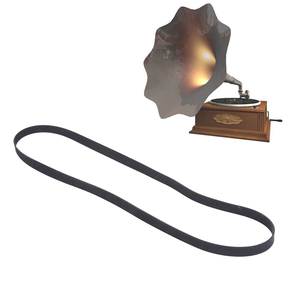 200mm Black Rubber Turntable Belt For Record Player