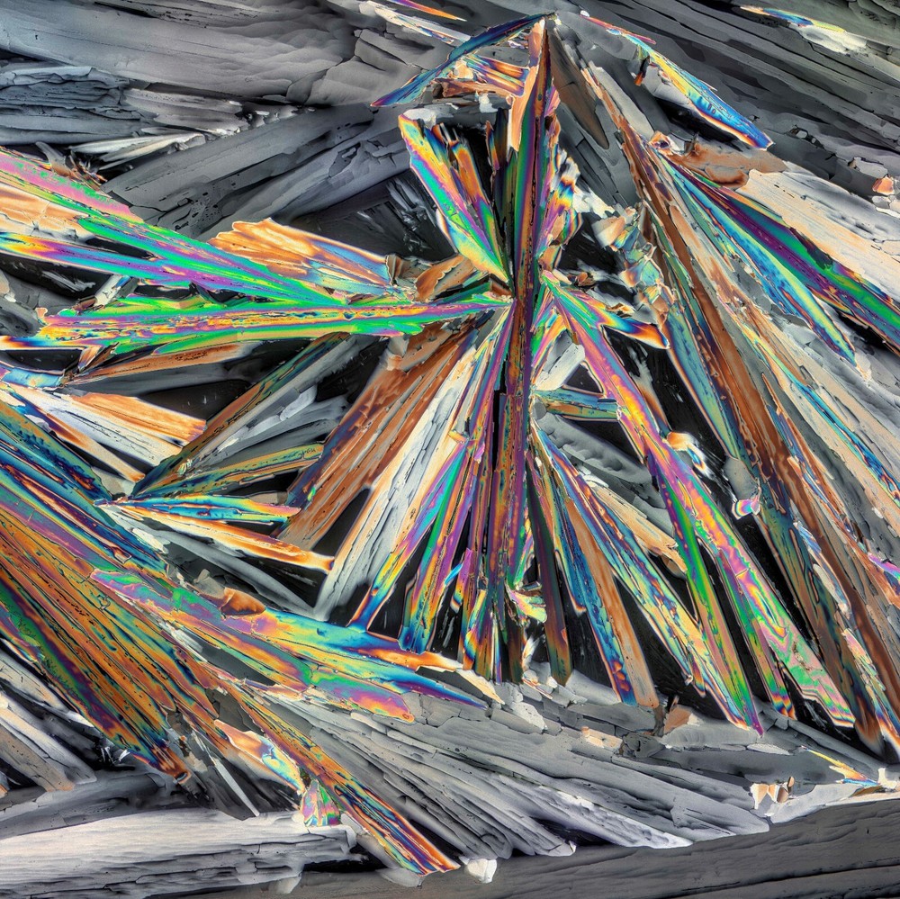 Microscope slide for polarized light, GADOLINIUM NITRATE