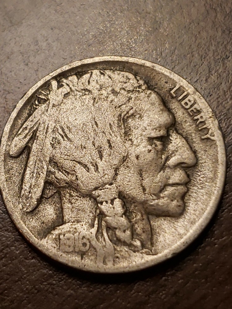 1916 D Buffalo Nickel