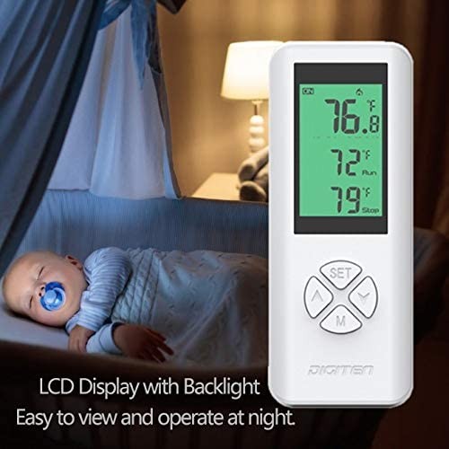 DIGITEN Wireless Temperature Controlled Outlet, Digital Plugin Thermostat wit...