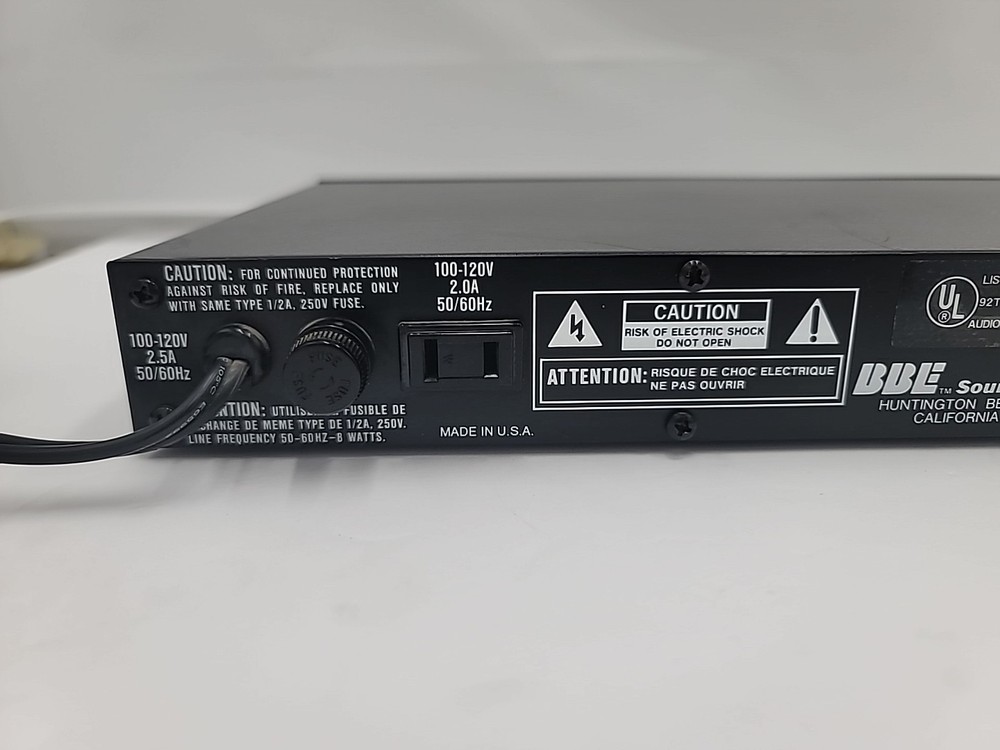 BBE Audio Restoration System Tested Working