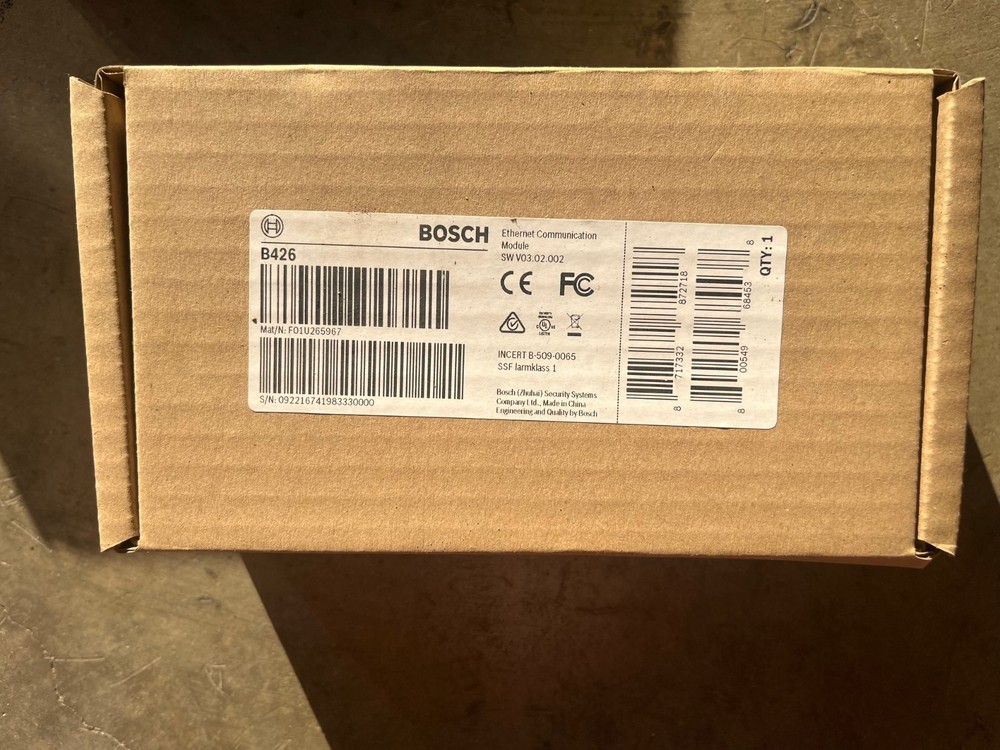 Bosch D426 Ethernet Communication module