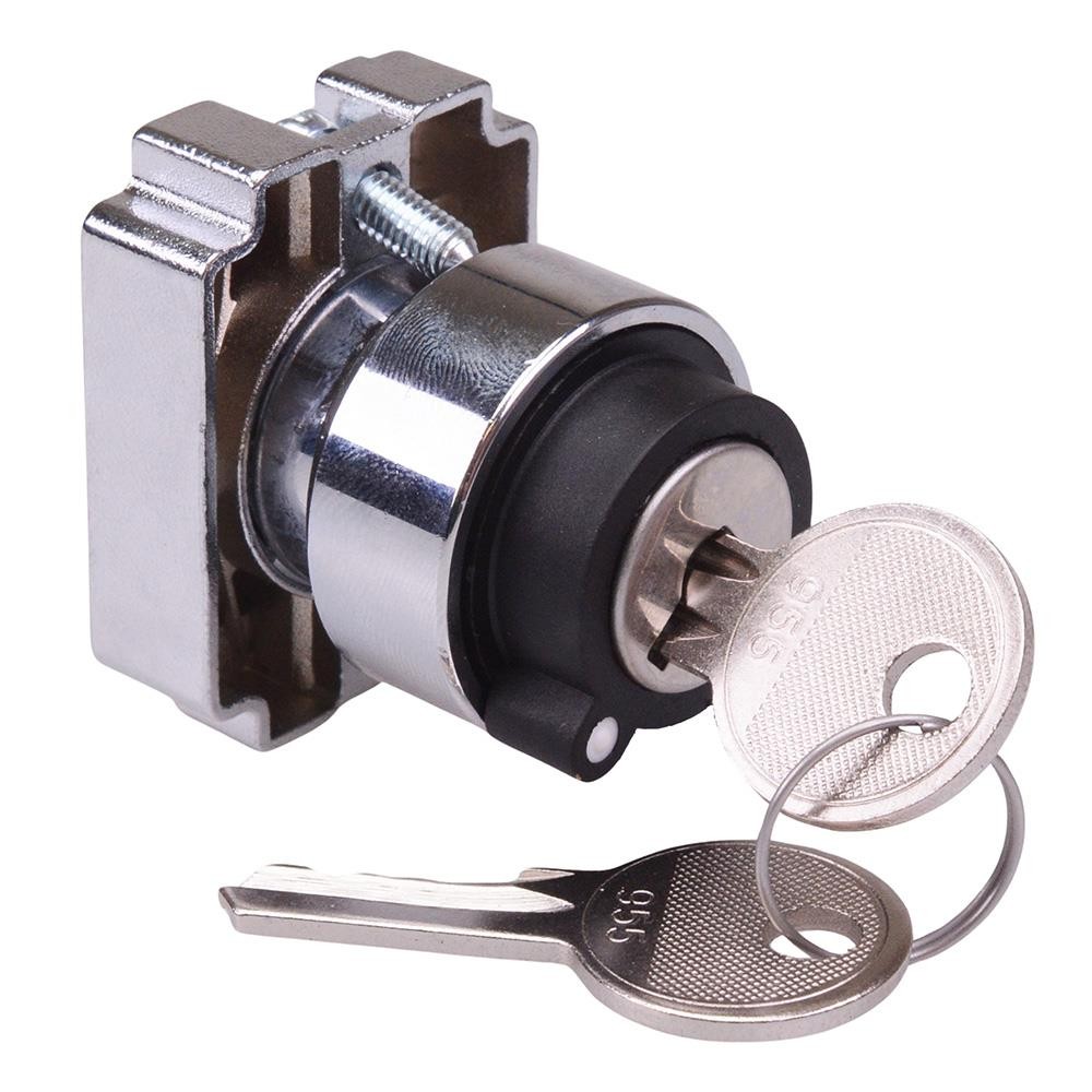 Techna PtecMetK2CRL 2 Position Metal Key Switch