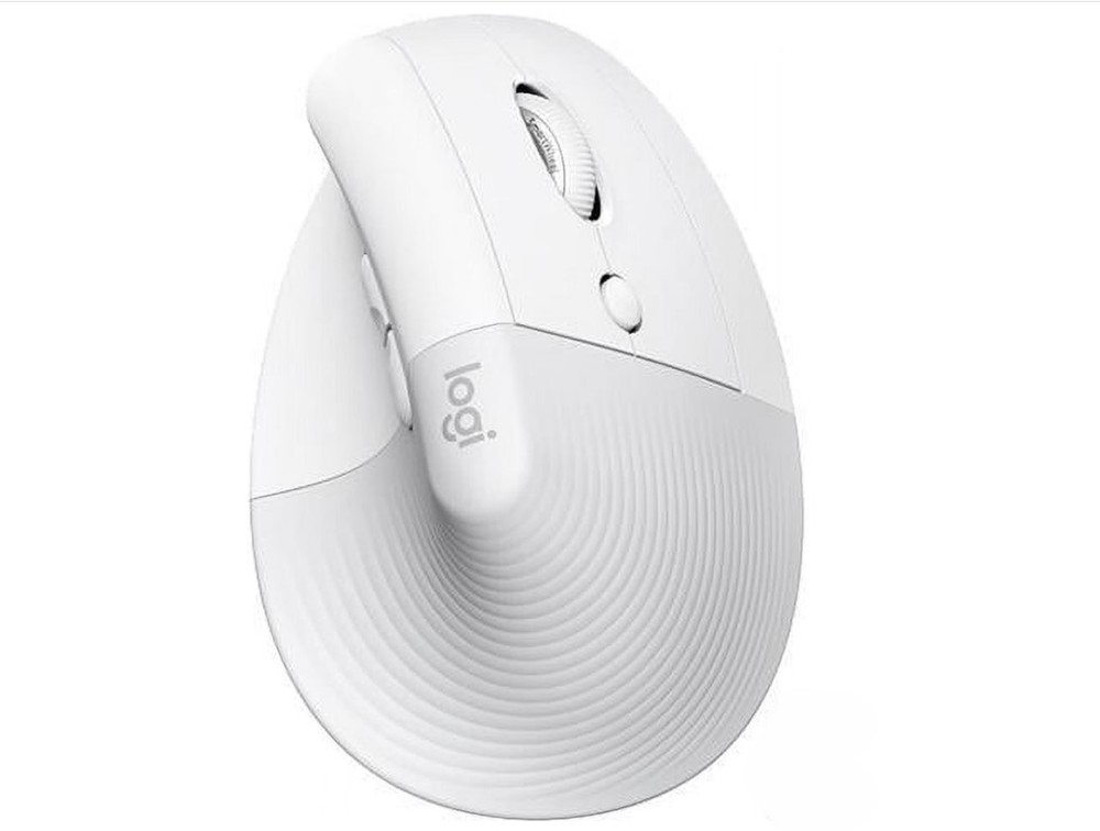 Logitech Lift Vertical Ergonomic Mouse Off White , Wireless, Bluetooth