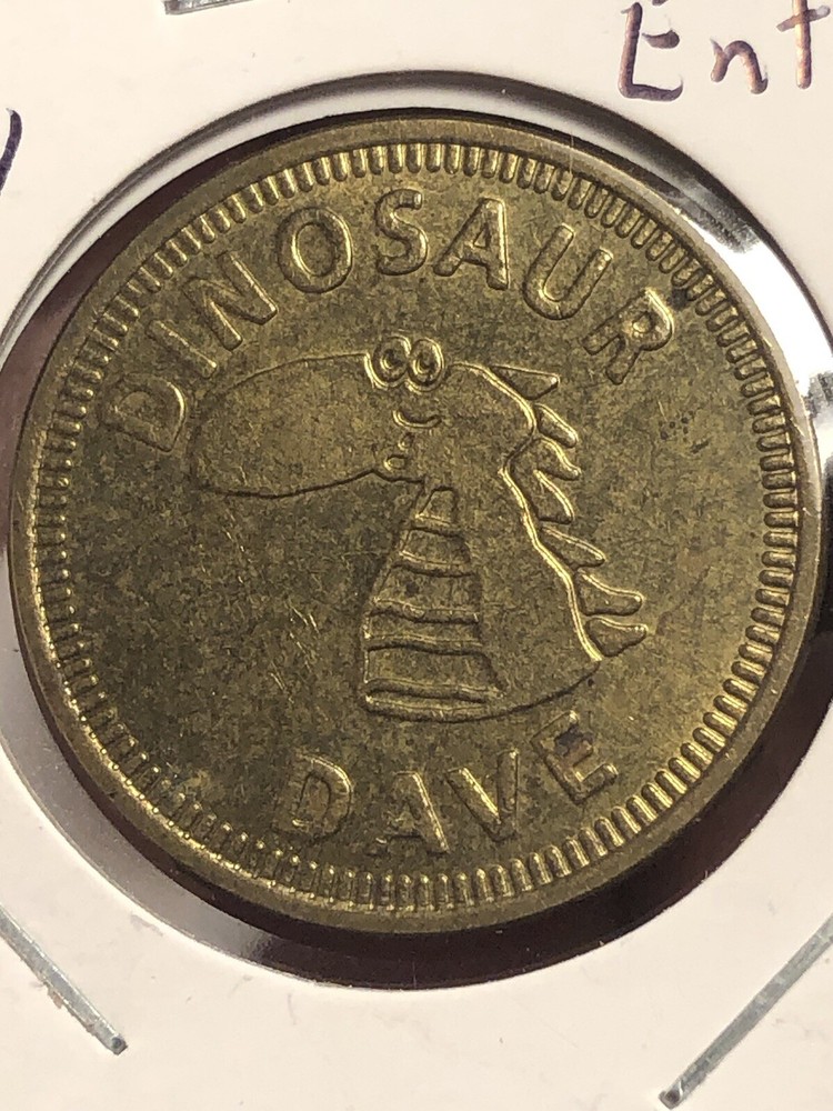 Arcade Token - Dinosaur Dave - Unknown Location