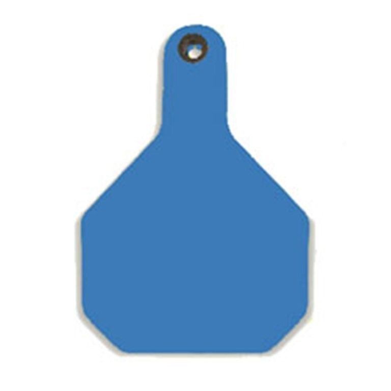 Y-Tex 3 Star Medium Blank Cattle Ear Tags 25 Count Blue