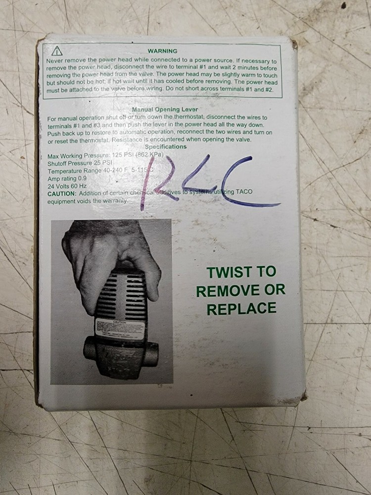 Taco Comfort Solutions Power Head 748474