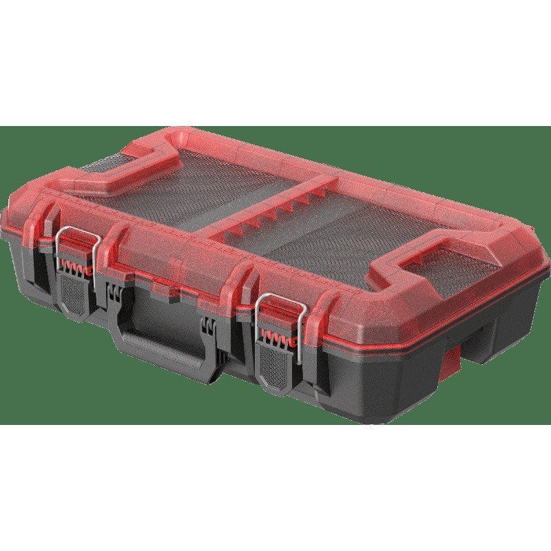 Heavy Duty Storage Organizer Box 3 Piece Modular Rolling Toolbox System Black US