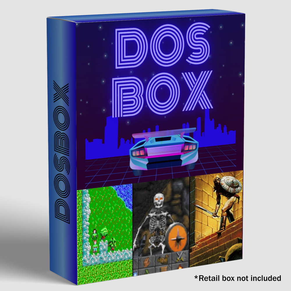 DOSBox & DOSBox-X Emulation USB – Retro DOS Emulator for Windows & macOS