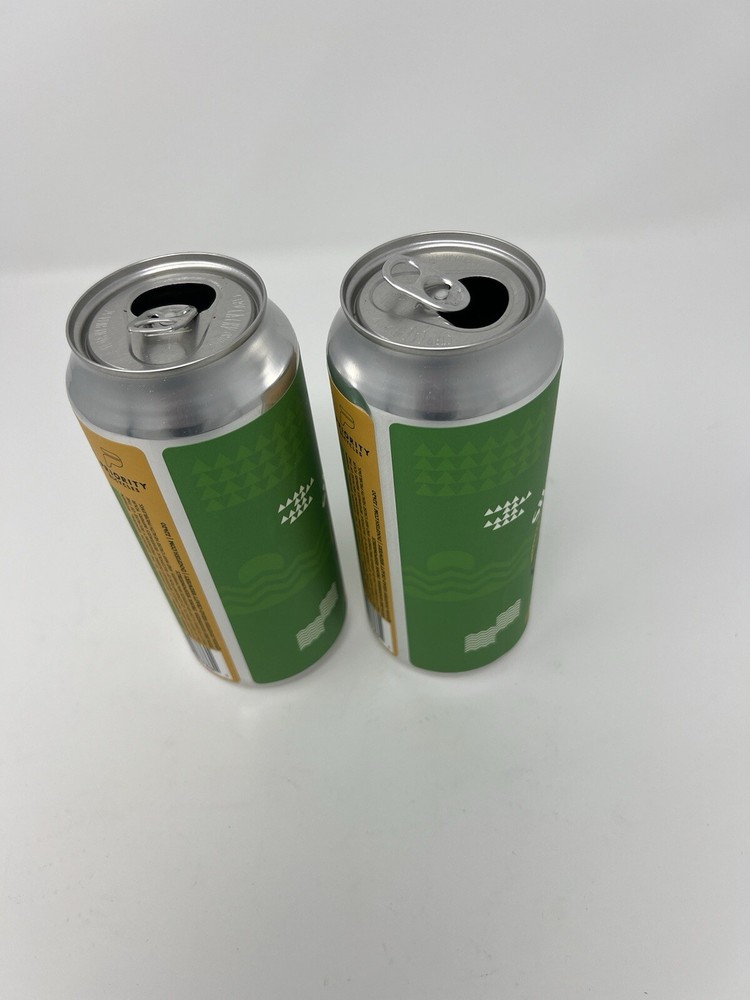 Empty Beer Cans TWO Dogfish Head x Priority Bicycles Shared Lane Ale Craft