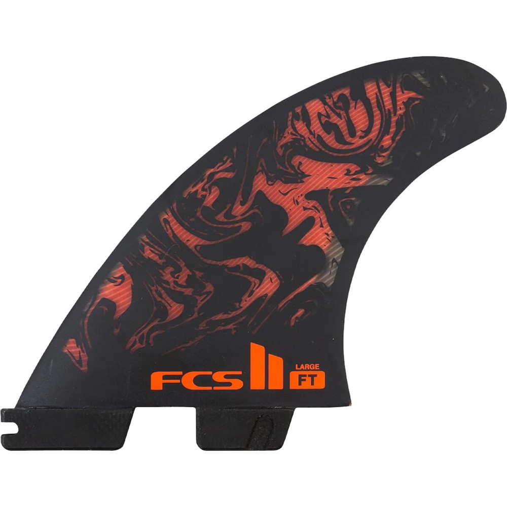 FCS II FT PC Fin Red/Black, M