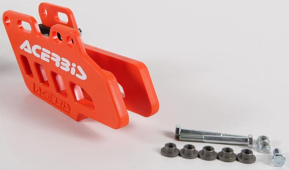 Acerbis 2404210036 2 Piece Chain Guide Blocks Orange