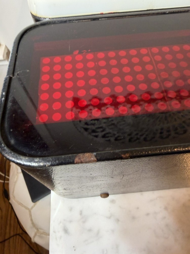 Double Sided Lighted Marlboro Sign / Programable Led Message Board Vintage