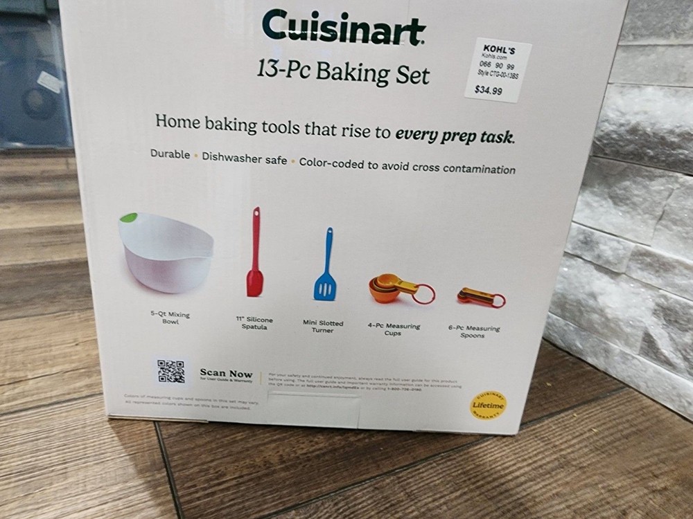 Cuisinart 13-Pc Baking Set Durable Dishwasher Safe