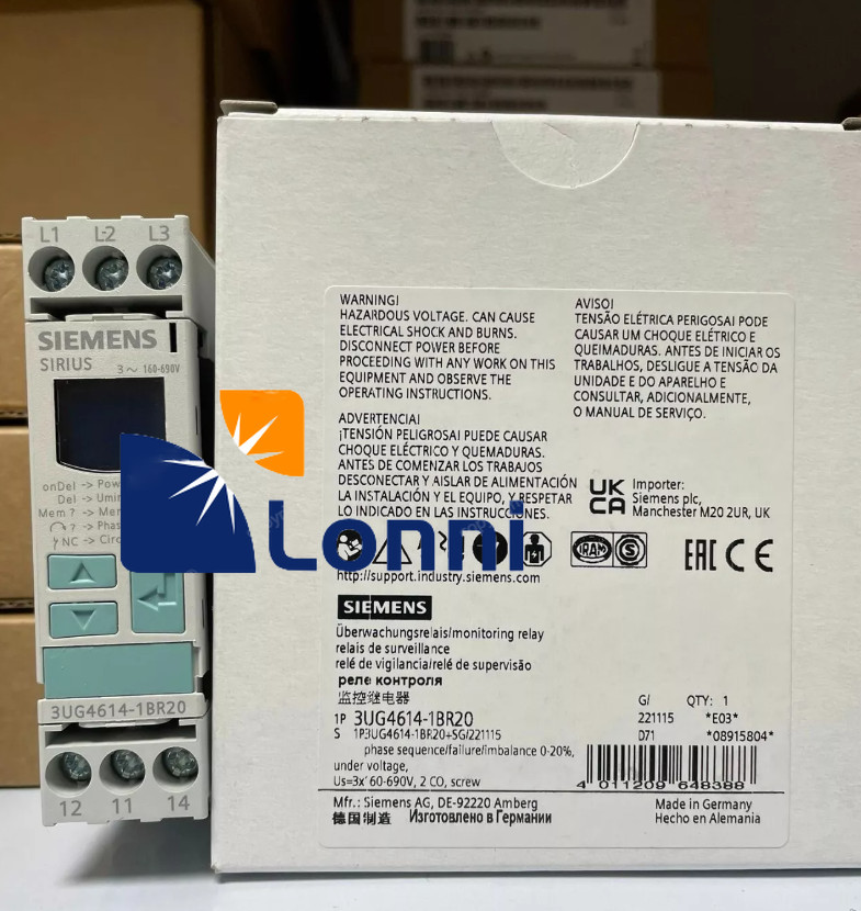 3UG4614-1BR20 3UG4614-1BR20 New Siemens Relay #G