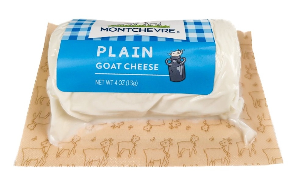 Montchevre Plain Goat Cheese 4oz (Pack of 4)