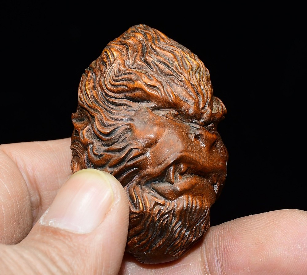 Exquisite Small Leaf Boxwood Wukong Handle