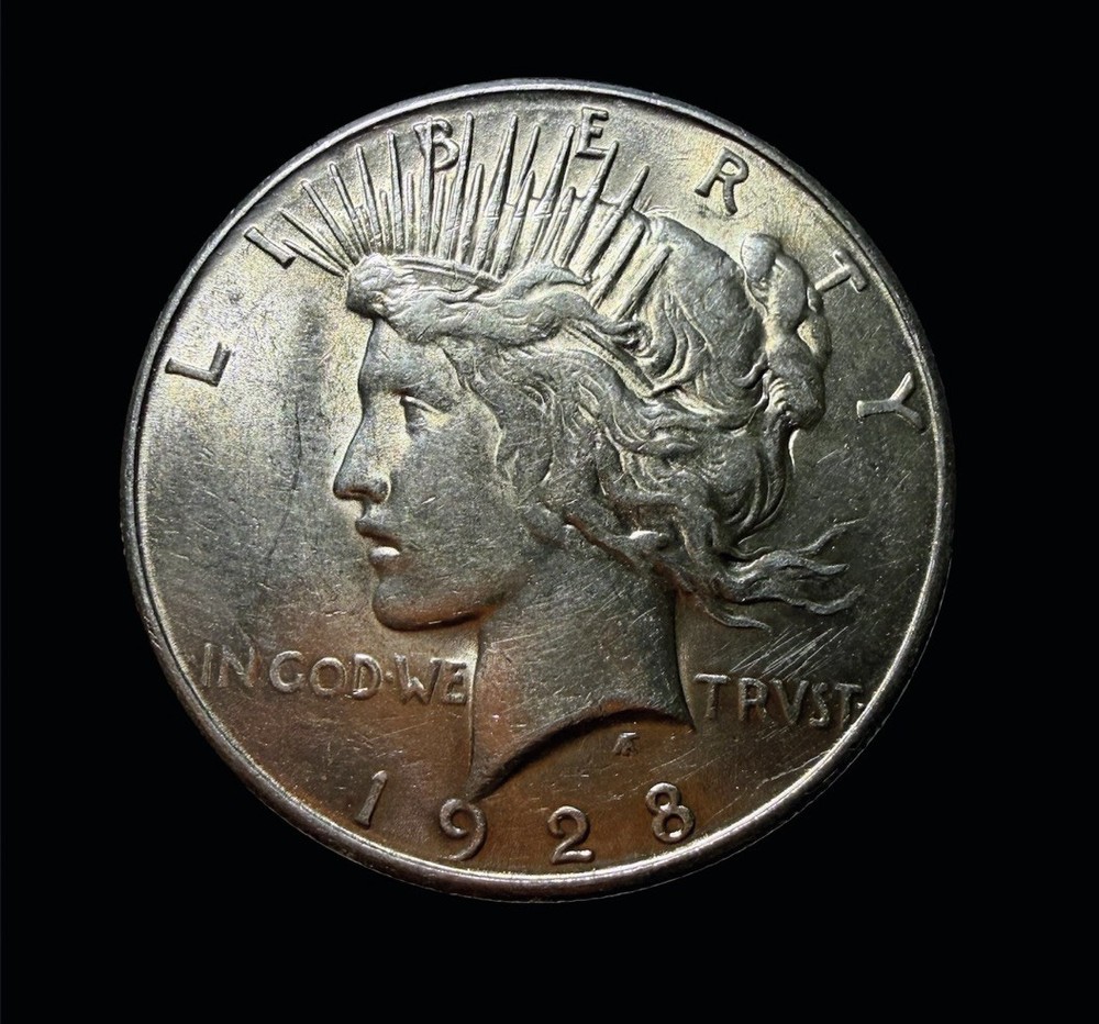 1928-S Peace $1 Dollar 90% Silver