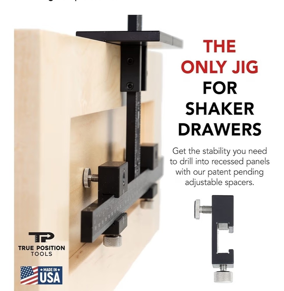 Cabinet Hardware Tool for Knobs and Pulls by True Position Tools