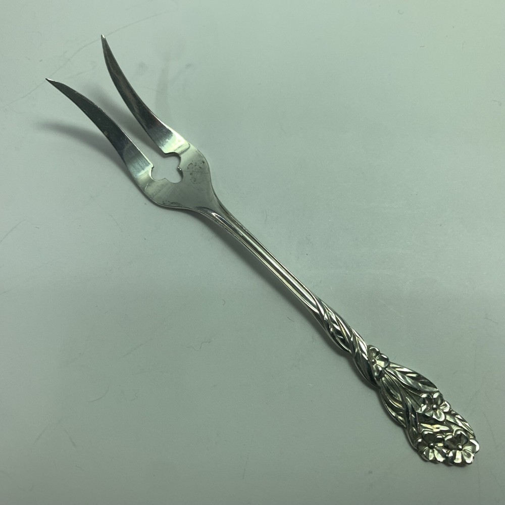 Whiting Sterling Flatware, Olive Fork, 4 1/4 inches