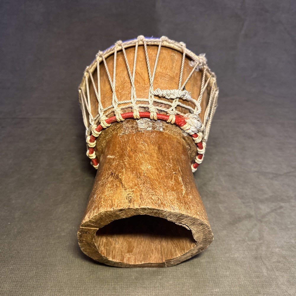 Hand Carved African Djembe Drum 11”