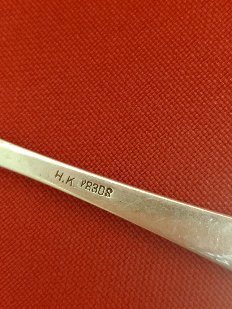 Norwegian 830S Silver 2 Tine Fruit / Olive / Pickle / Appetizer Fork 11797