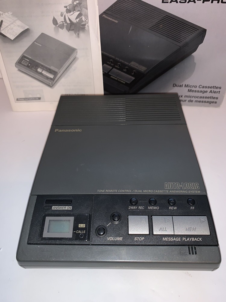 PANASONIC KX-T5000C Automatic Telephone Answering System / Machine W/tapes
