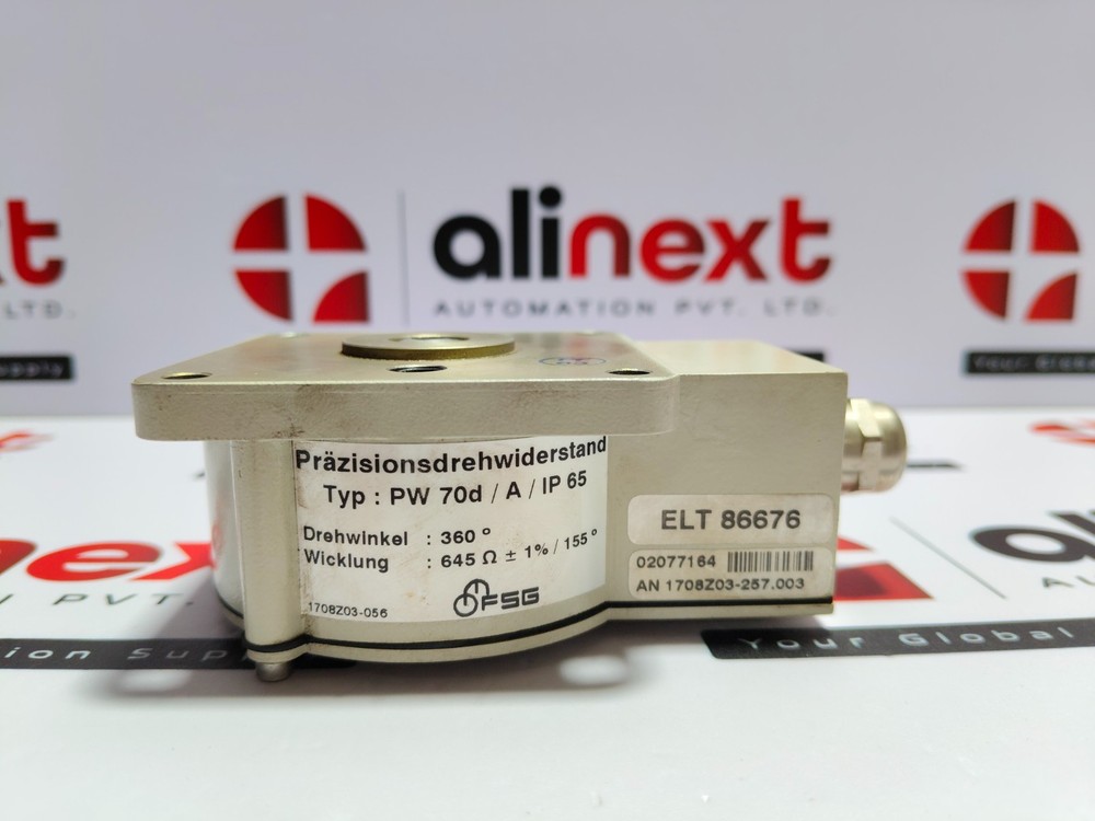 FSG PW 70d/A/IP 65 Precision Rotary Potentiometer